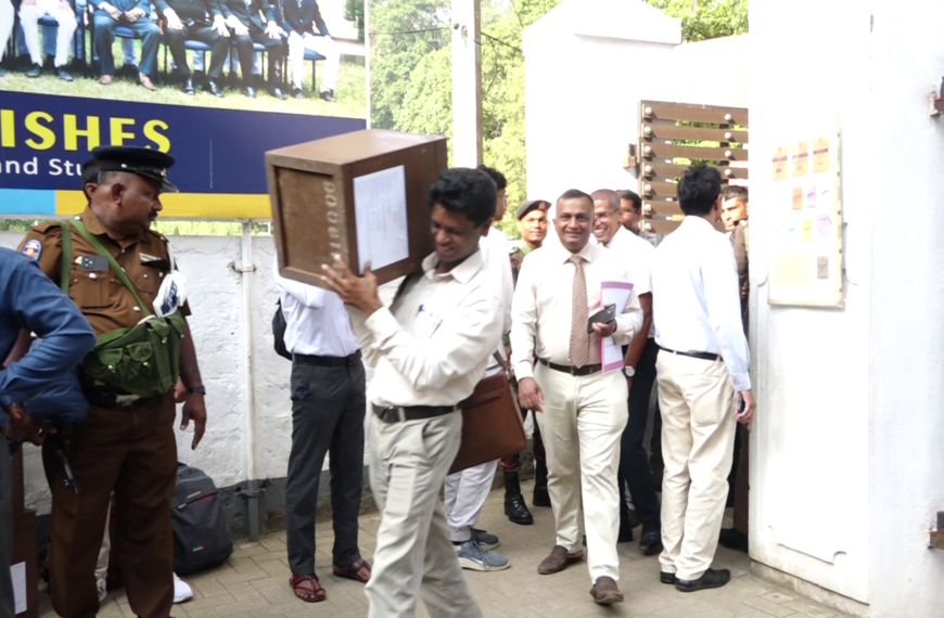 2025.05.05 පළාත් පාලන මැතිවරණය සඳහා මහනුවර දිස්ත්‍රික්කයේ ඡන්ද පෙට්ටි බෙදා හැරීම