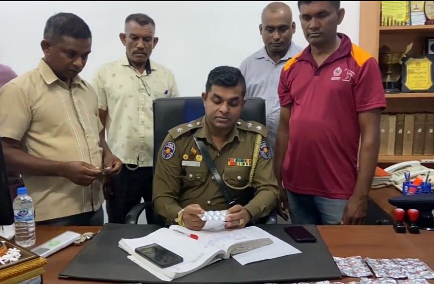 මත්පෙති විකුණූ තරුණයා දැලේ